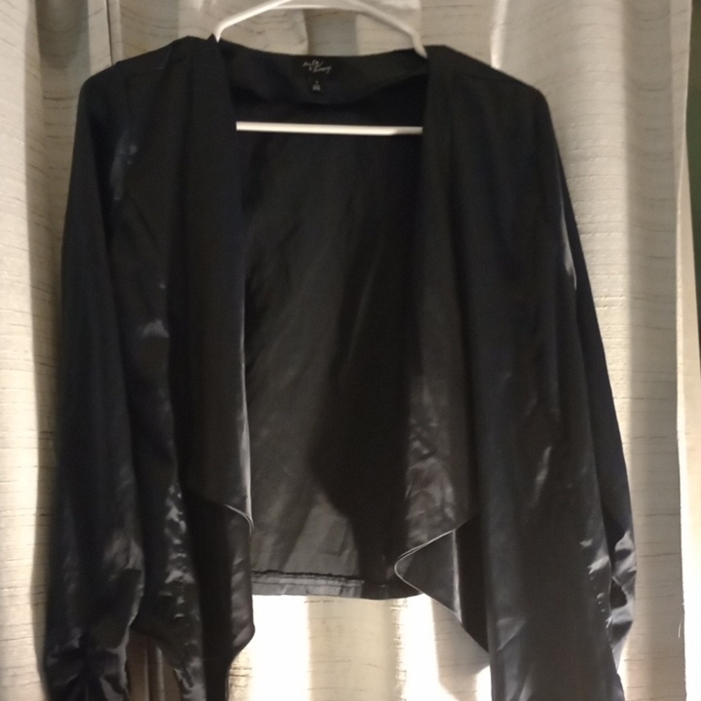 Milk Elegant Black Women's Overcoat